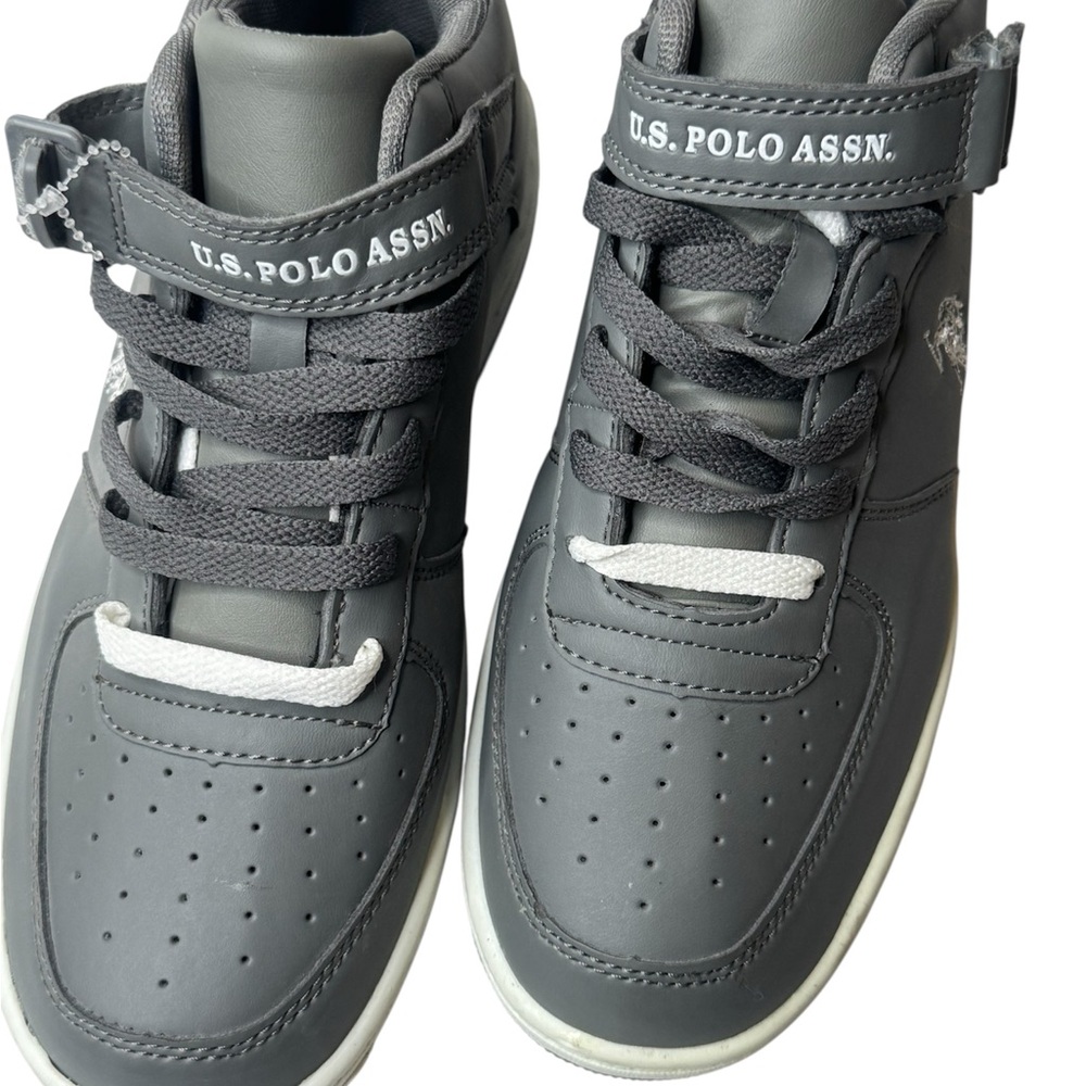 U.S. Polo Assn. Gray and White Women's Sneakers